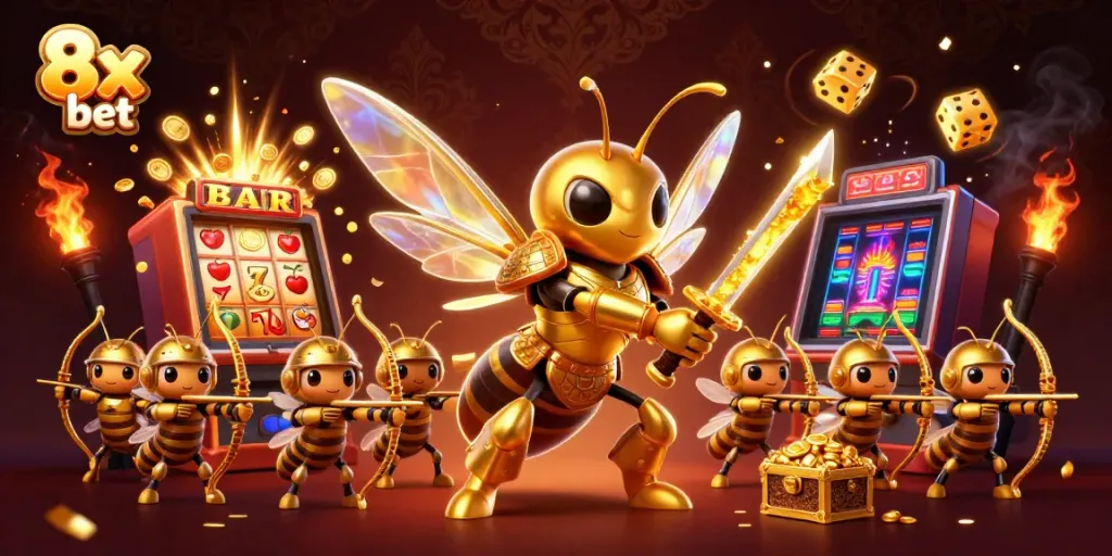 Engage with winning strategies at 8x bet's vibrant casino world, featuring dynamic gaming elements.