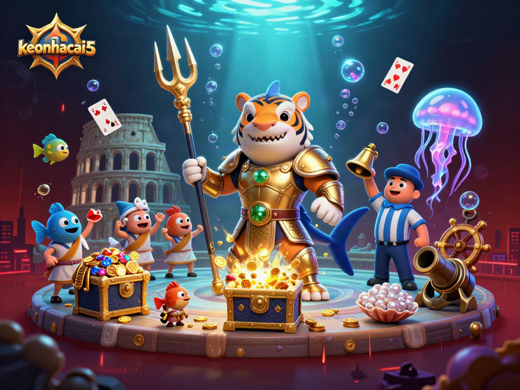 Experience thrilling wins with keonhacai5 in this vibrant underwater casino showdown!