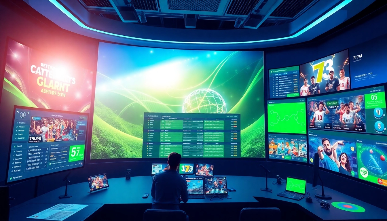 Simplified sbobet.dance online betting interface showcasing vibrant sports and casino games.