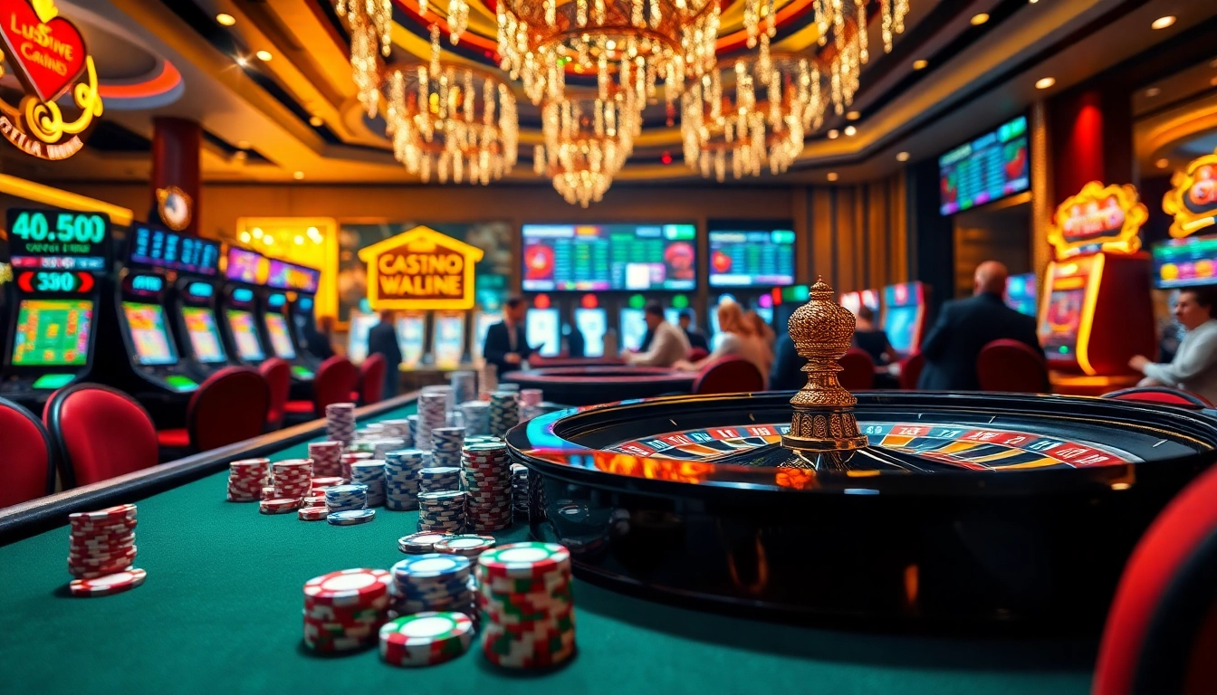 Experience thrilling online gambling at loto188.gb.net with vibrant casino tables and live betting screens.