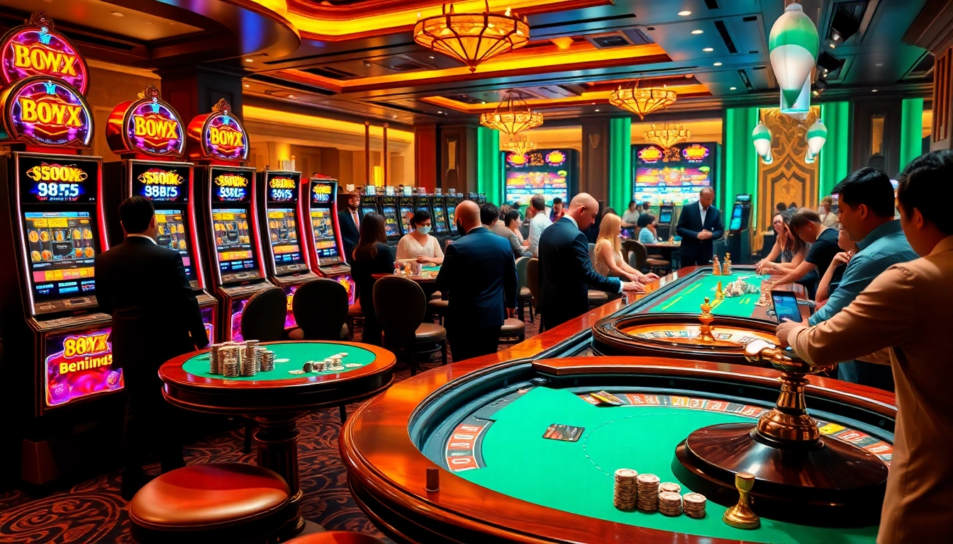 Players enjoying a thrilling game at a casino table, emphasizing 88xx poker strategies and vibrant atmosphere.
