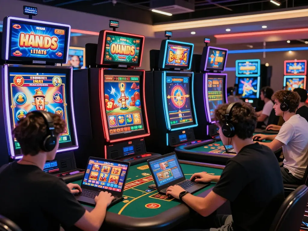 Players enjoying various games at AZ888 online casino while accessing the link vào az888 safely and securely.