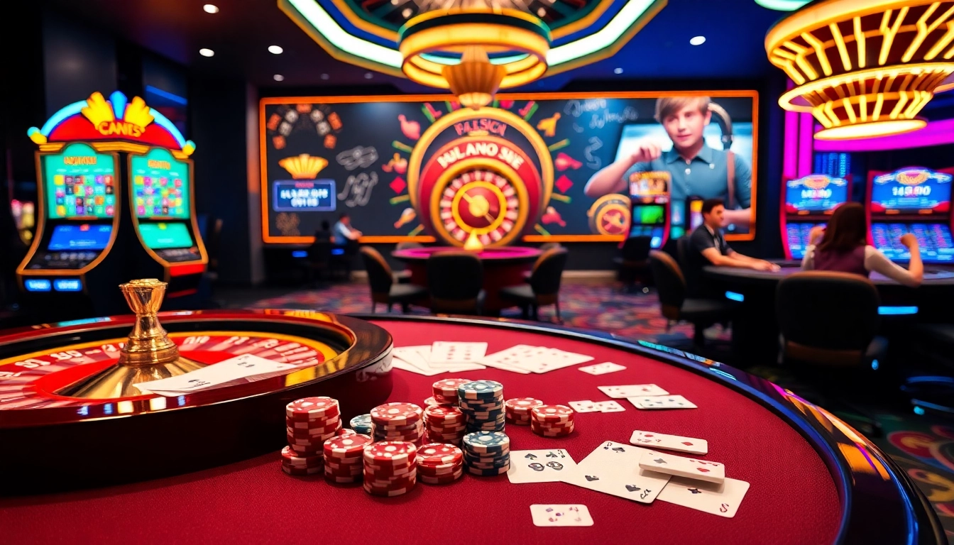 Experience the thrill of online gambling at https://luongsontv5.com/ with vibrant casino visuals.