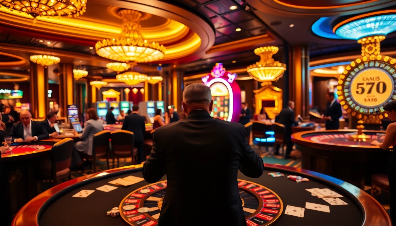 Experience the thrill of gambling action at https://qq88.today/ with vibrant casino scenes featuring roulette and poker.