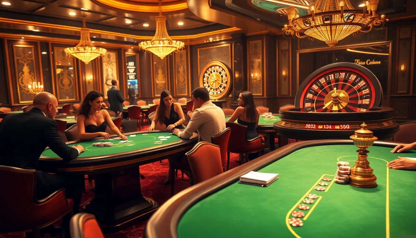 Elevate your gaming experience with 68VIP's luxurious poker and roulette tables.