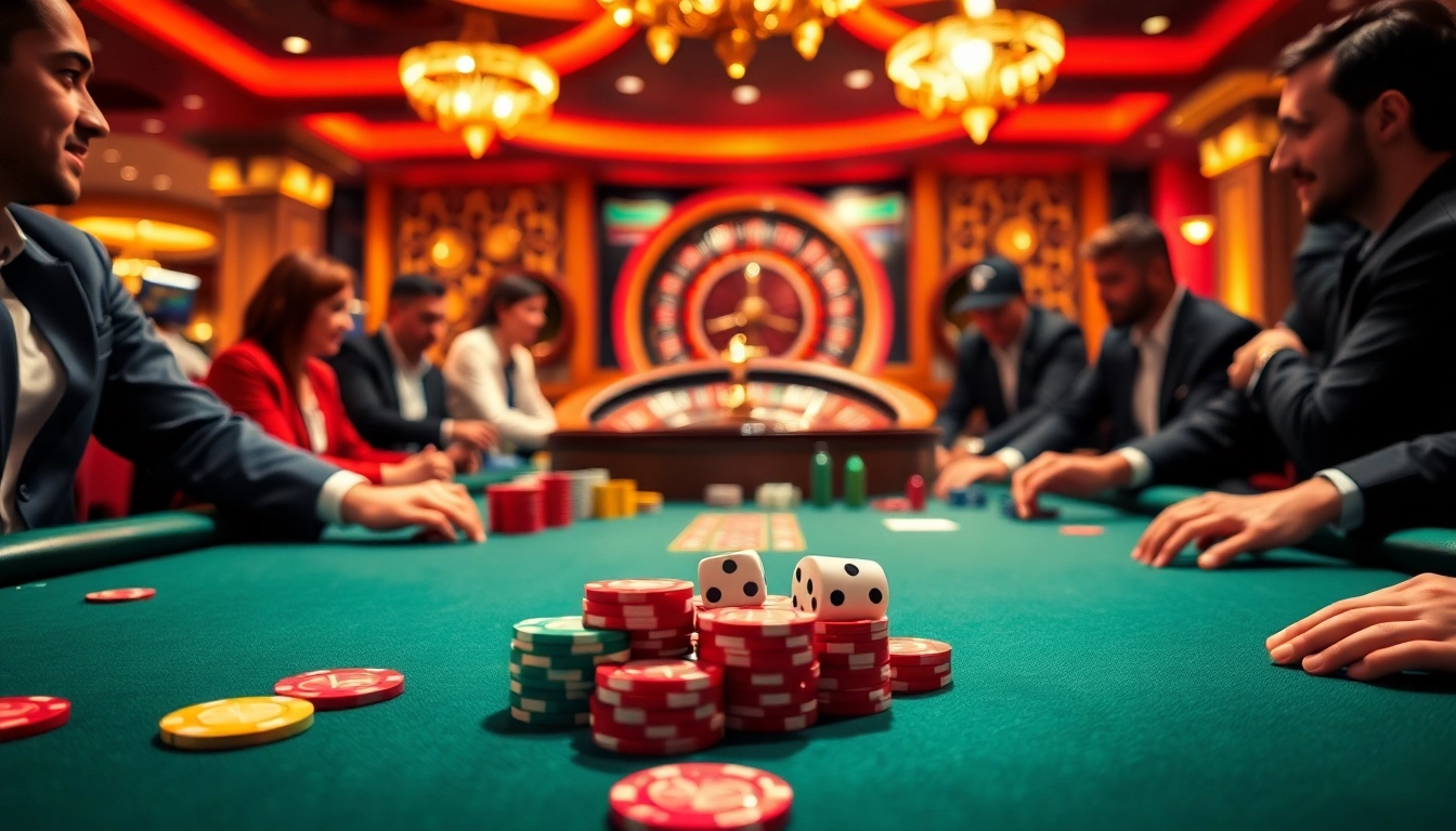 Experience thrilling gameplay at F168 with vibrant poker tables and roulette wheels.