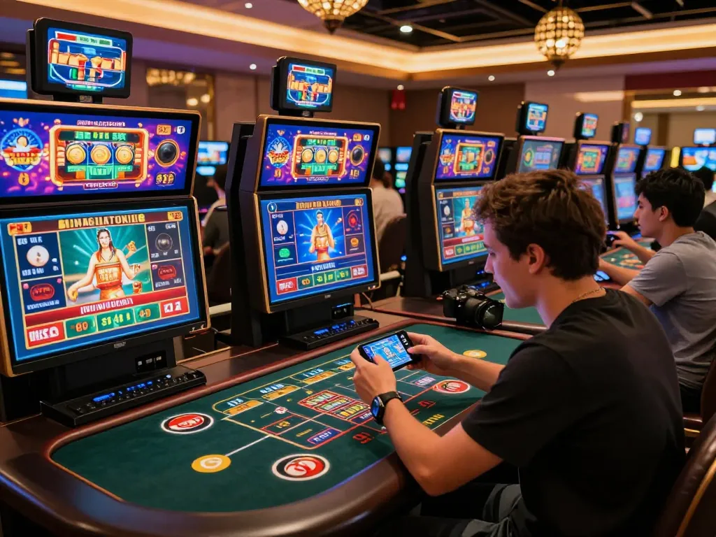 Engaging in online gaming with tg88, showcasing a modern gambling atmosphere filled with excitement and strategy.