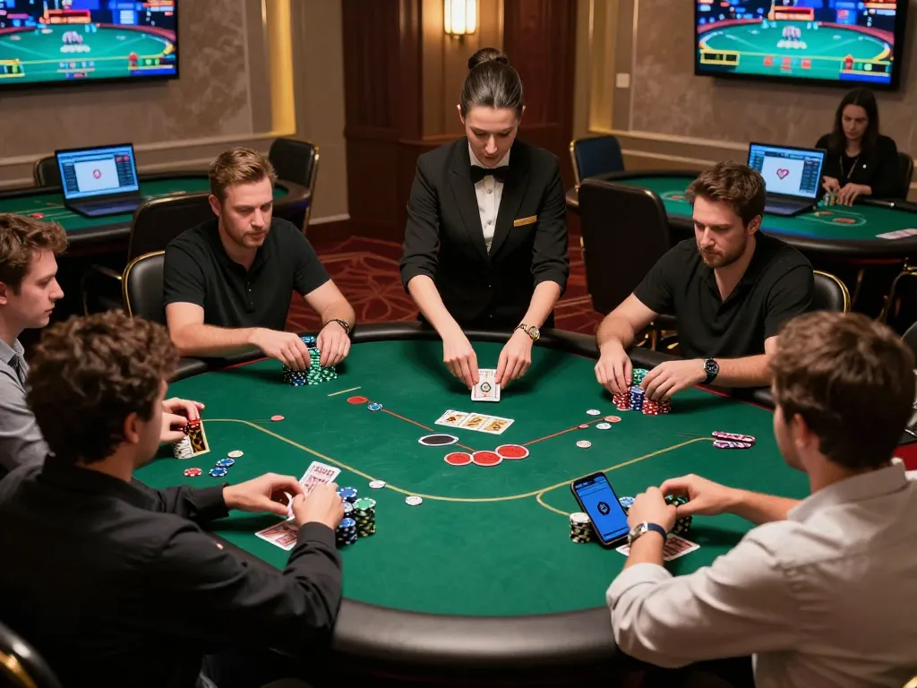 Players engaging in strategic gameplay while enjoying cm88's online poker experience.