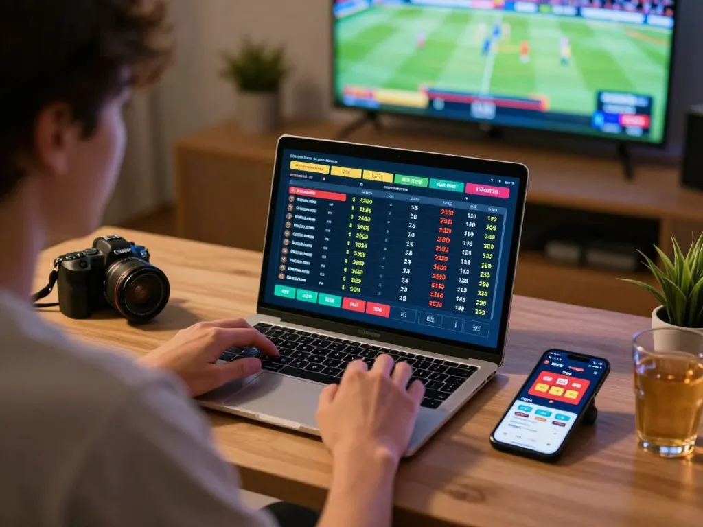 Engaging in live sports betting at jae888 with dynamic odds on the screen and a relaxed atmosphere