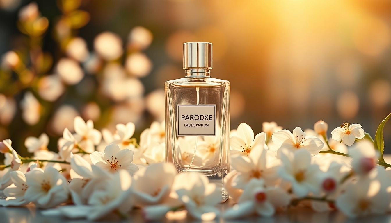 Showcasing Paradoxe Eau de Parfum in an elegant floral setting, enhancing its luxurious appeal. related image