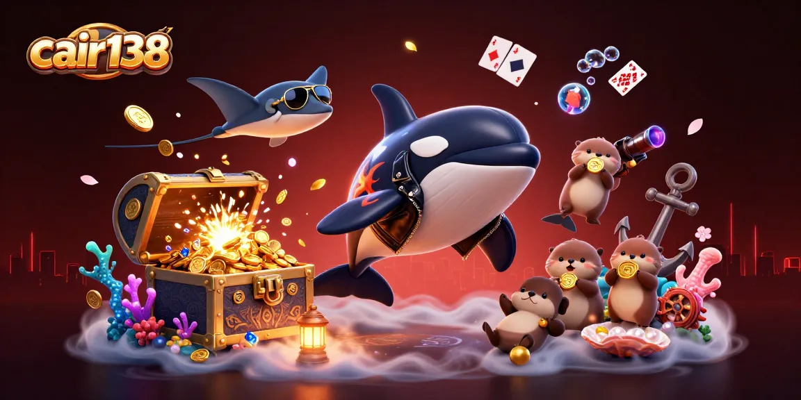 Experience winning moments with cair138 in a vibrant underwater casino adventure.