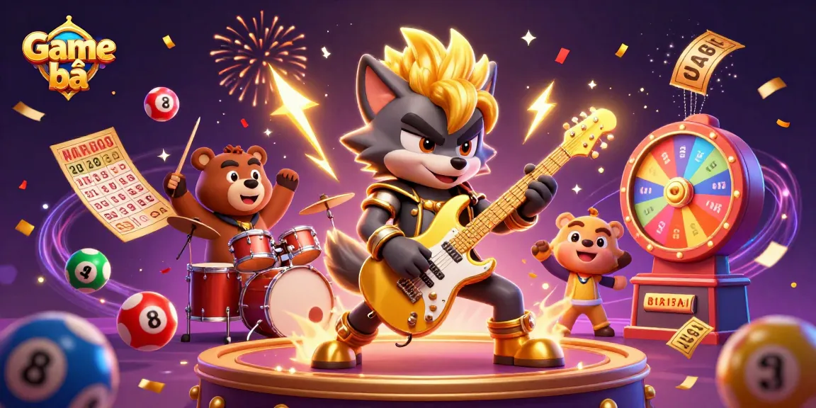Engage in thrilling Game bài experiences with vibrant characters and casino elements in dazzling 3D.