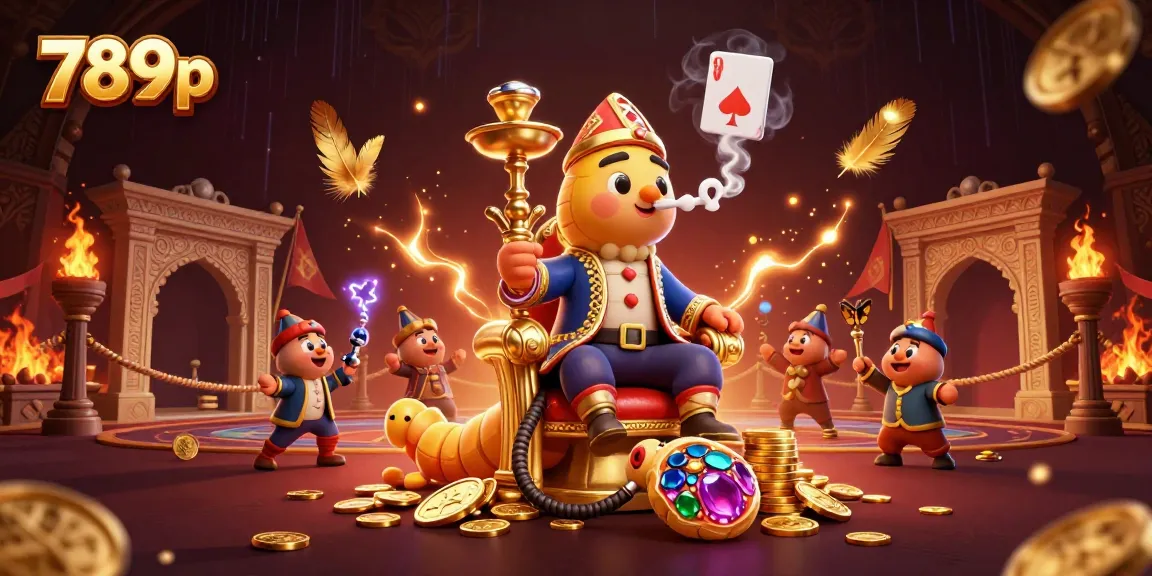 Engage in thrilling action at 789p, featuring an imaginative casino scene with a unique caterpillar master.