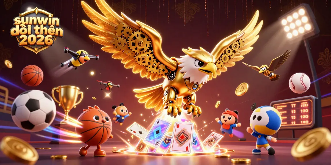 Play dynamic games and win thrilling prizes at sunwin đổi thưởng 2026, featuring immersive 3D casino elements.